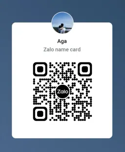 Scan to add Aga on Zalo