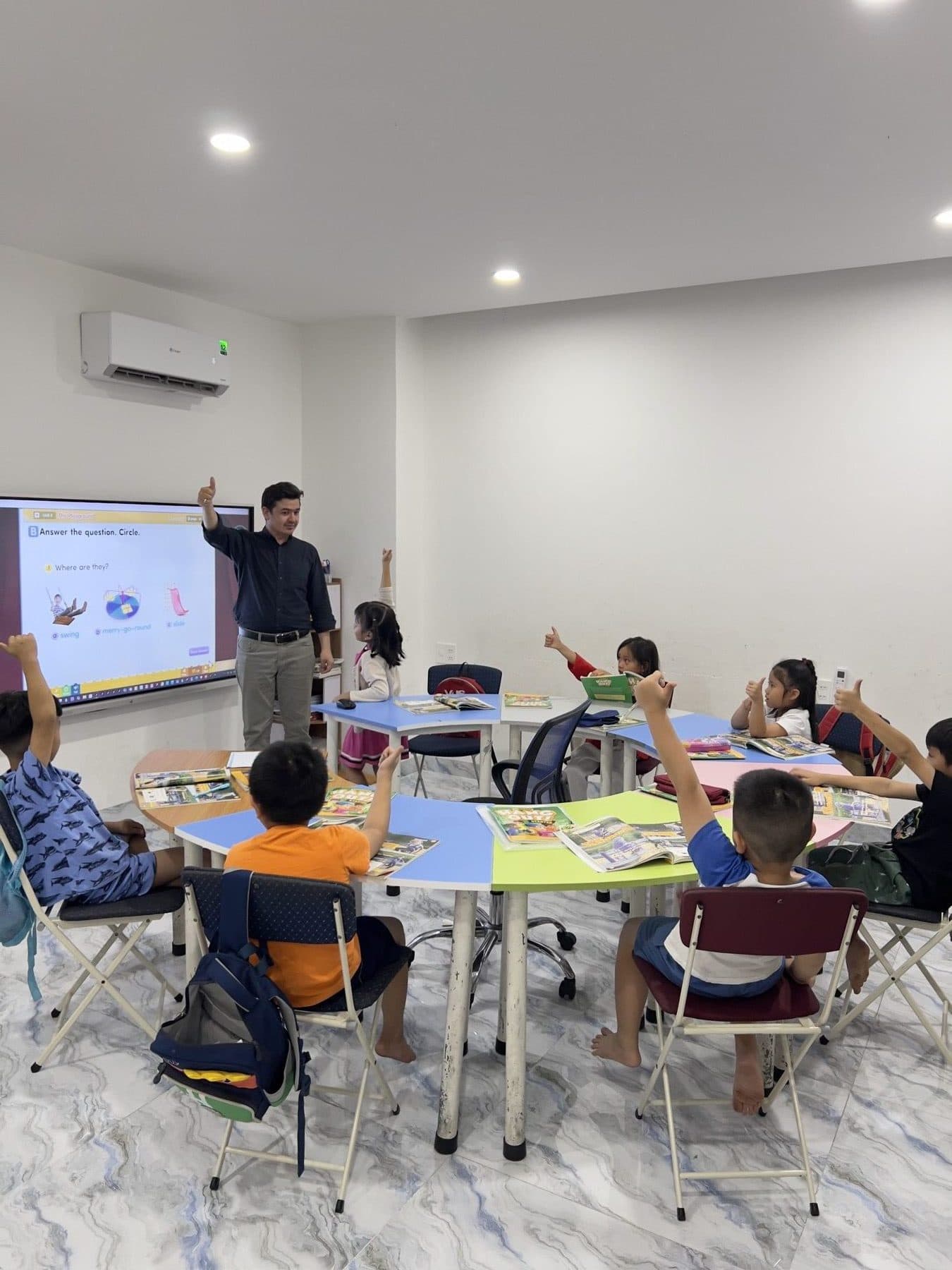 A young Stemhouse student answering a question